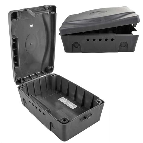 black outdoor electrical boxes|outside electrical boxes waterproof.